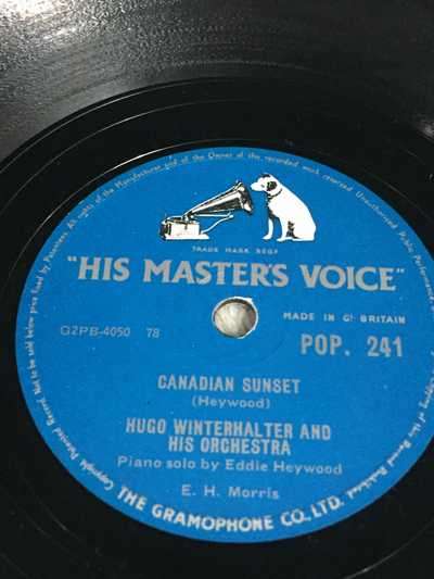78RPM - HUGO WINTERHALTER: CANADIAN SUNSET//THIS IS REAL
