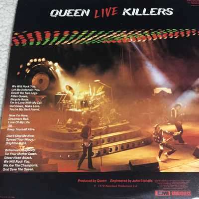 LP VINYL - QUEEN: LIVE KILLERS