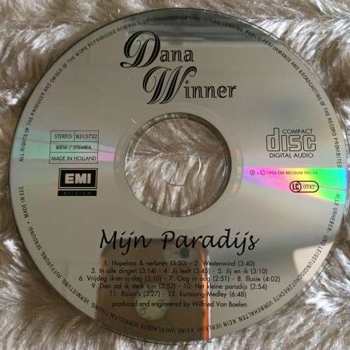 CD - DANA WINNER: MIJN PARADYS