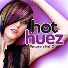 Hot huez - temporary hair chalk - great for dress up - 4 colors in box