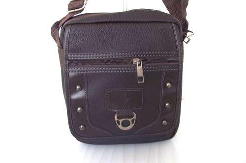 **NEW**Pu leather SHOULDER Bag in Brown/Black. UNISEX. A Great buy! GREAT QUALITY