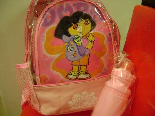 Beautiful Dora The Explora School bag with Juice Bottle
