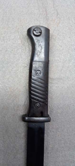 ORIGINAL WW2 GERMAN MAUSER BAYONET. BERG and CO. 1937. VERY GOOD CONDITION