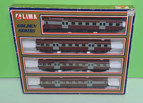 LIMA Suburban Train Set Golden Series (Locomotive with 3 coaches) BOXED
