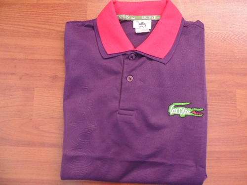 LACOSTE Mens Pique Golfer - X Large