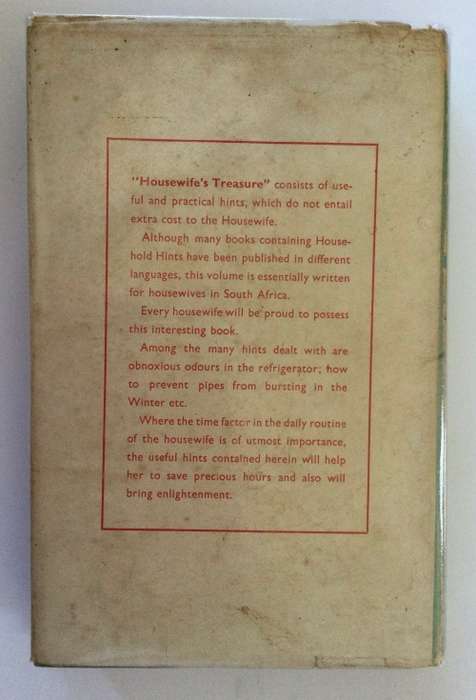 Housewife`s Treasure. Doris Milstein. Hardcover (undated)