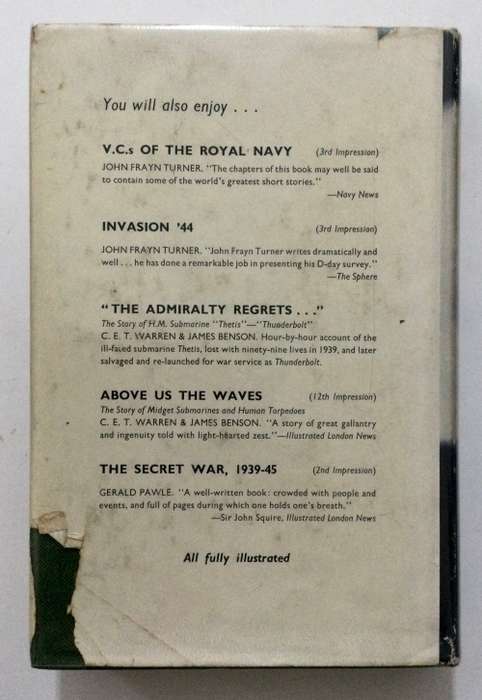 The Great Sea War - EB Potter and CW Nimitz. Hardcover w/dj. 1st Ed. 1961