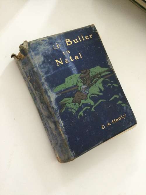 With Buller in Natal - GA Henty. Hardcover no dj, ca. 1901