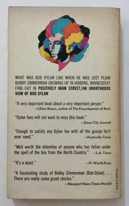 Positively Main Street - Toby Thompson. Softcover, Warner Ed. 2nd Pr. 1972
