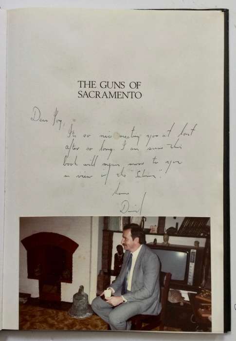 The Guns of Sacramento - Geoffrey and David Allen. Hardcover w dj, 1st Ed, 1978