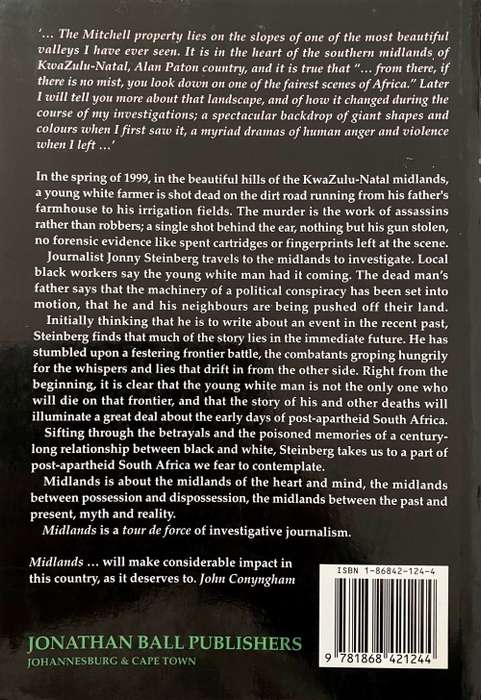 Midlands - Jonny Steinberg. Softcover. 1st Ed, 2002