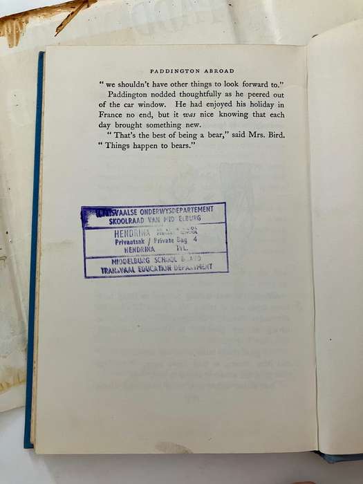 Paddington Abroad - Michael Bond. Hardcover w/dj. 1st Ed. 4th Impr. 1968