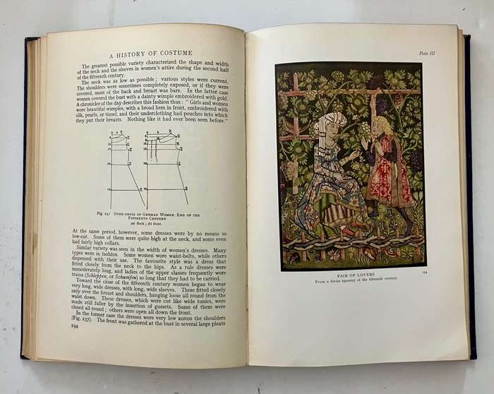 A History of Costume - C Köhler & E von Sichart. Hardcover no dj, 1st Ed. 1928