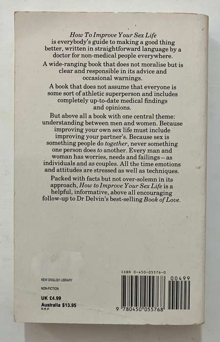 How to Improve Your Sex Life - Dr David Delvin. Softcover, 4th Impr. 1991