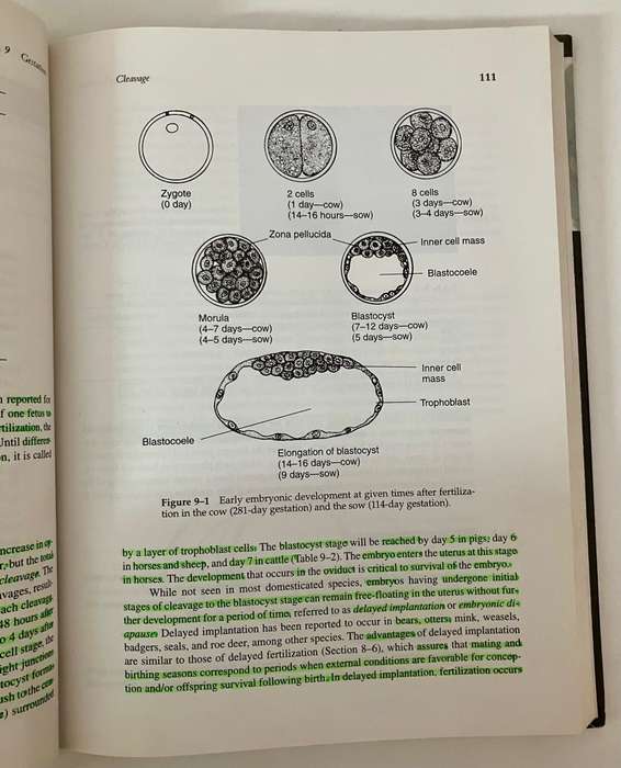 Applied Animal Reproduction - Bearden, Fuquay and Willard. Hardcover no dj. 6th Ed. 2004