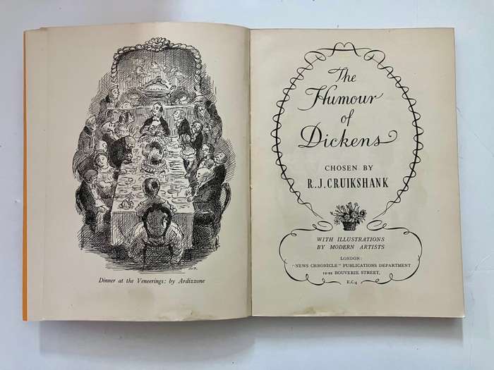The Humour of Dickens - RJ Cruikshank (Ed.). Illustr. Softcover w dj, Unknown Ed. 1952