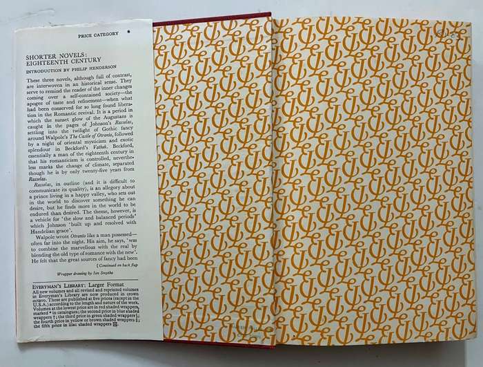 Shorter Novels of the 18th Century - Philip Henderson (Ed.). Hardcover w dj. Reprint. 1961