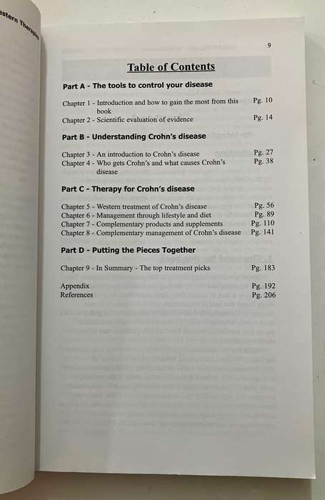 Crohn's Disease: Complementary AND Western Therapies - C Richards & D Morra MD. Softcover. 2002