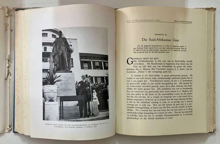 Groter Suid-Afrika - Planne vir 'n better wêreld. JC Smuts. Hardeband met sj, 1e Uitg, 1941