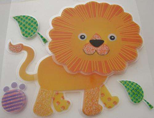 Large (30cm x 12cm) Sheet of Funky 3D Craft/Decor Animal Transfers - See all pics below
