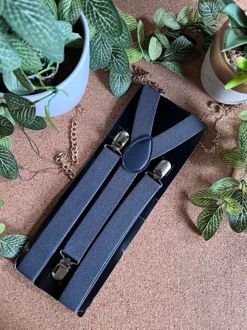Grey Suspenders