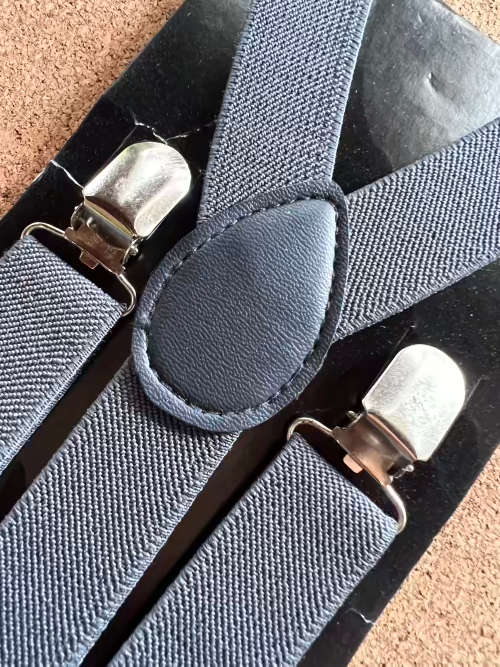 Grey Suspenders