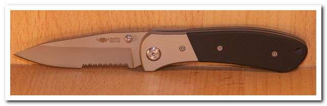 BUFFALO RIVER GLADIATOR Pocket Knife - 20cm open