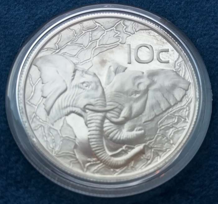 2002 | The Elephant | Proof Silver Wildlife Series | Prestige Set | Mintage Only 500 | R1 Start