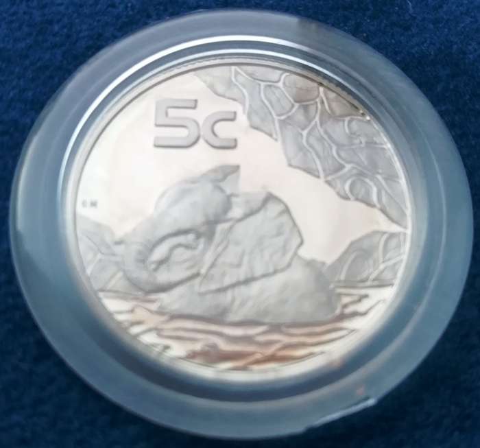 2002 | The Elephant | Proof Silver Wildlife Series | Prestige Set | Mintage Only 500 | R1 Start