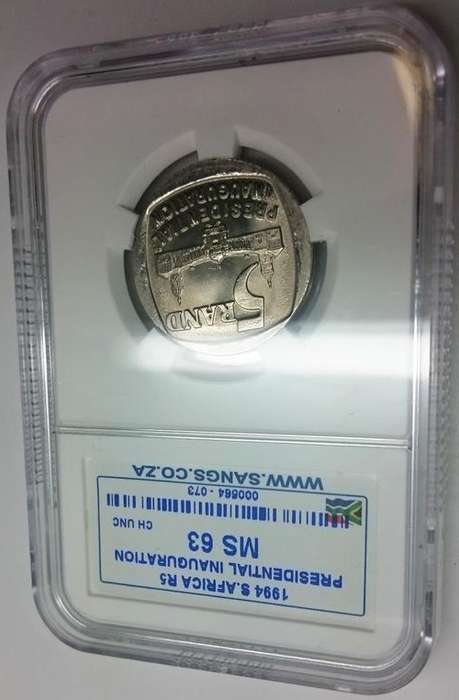 MS63 Graded 1994 Presidential inauguration R5 ..get them while the prices are low $$$