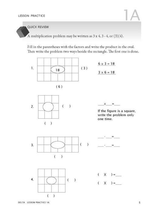 RSA Delta - Student Workbook MATH-U-SEE