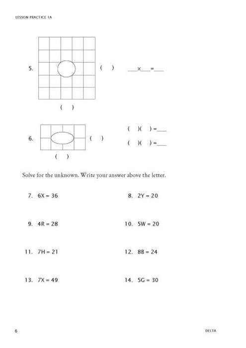 RSA Delta - Student Workbook MATH-U-SEE