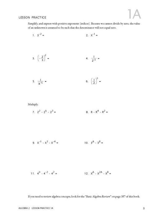 RSA Algebra 2 - Student Workbook - MATH-U-SEE - MUS-ALG2-S