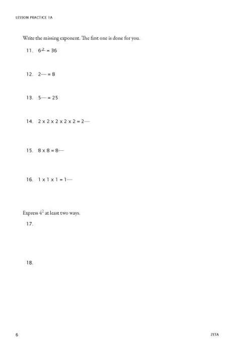RSA Zeta - Student Workbook - MATH-U-SEE