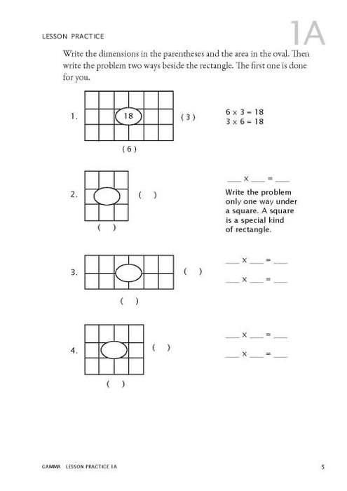 RSA Gamma - Student Workbook -MATH-U-SEE - MUS-GAM-S