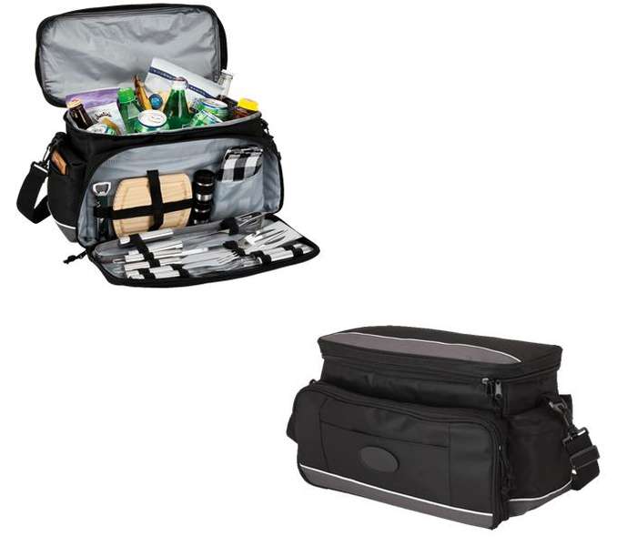 COOLER BAG WITH PINIC/BRAAI SET