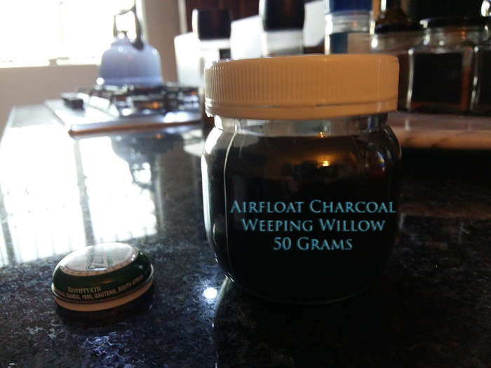 Airfloat Charcoal, Weeping Willow, -200 mesh, 50g