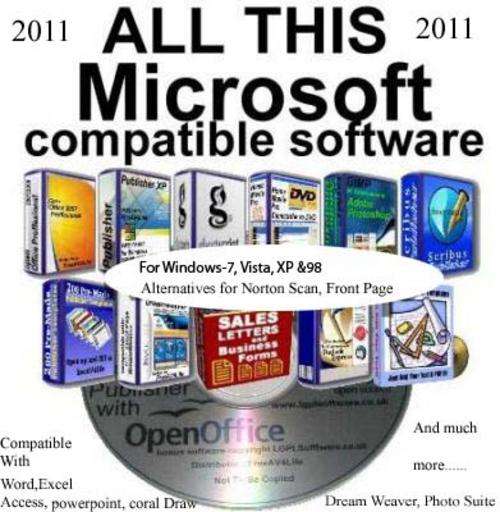Office Pack+Publisher~Microsoft Word, Excel Compatible plus much much more.