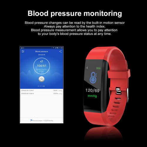 115 Plus Smart Bracelet SmartWatch-Blue