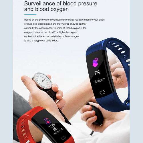 115 Plus Smart Bracelet SmartWatch-Blue