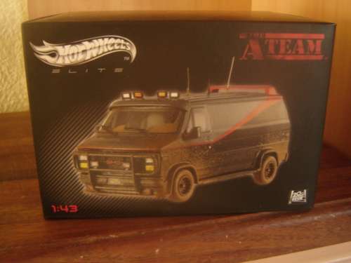 A Team Van Die Cast Model  -  Sc 1/43  by HOTWHEELS ELITE  New - in Box - Gteed- In Stock  -ELITE