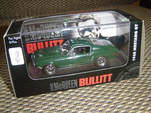 1/43 Yatming Signature V/Rare "Bullett" 1968 Ford Mustang GT "Bullitt" "Steve Mcqueen" New in Box