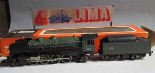 LIMA HO SCALE - 2-8-2 SNCF STEAM LOCO & TENDER # 141 R. 1097- BOXED, SEE FOTOS