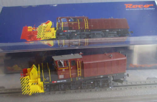 ROCO HO SCALE - 72800 - SBB BEILHACK ROTARY SNOW BLOWER, - BOXED