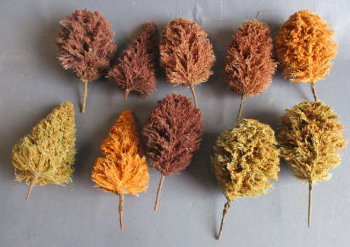 10 X ALL SCALES AUTUMN TREES, 85 mm - NEW