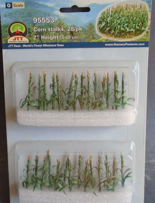 MP - O SCALE -  CORN STALKS 50mm, NEW CARDED