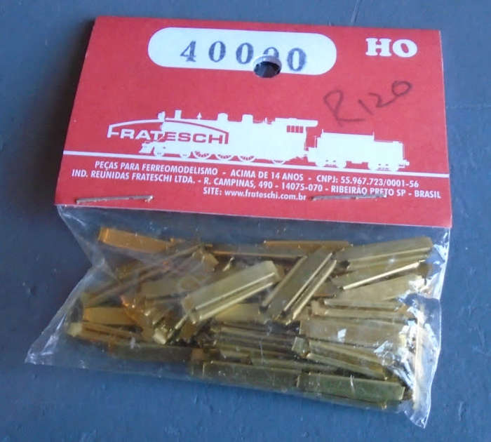 FRATESCHI HO SCALE - RAIL JOINERS IN PKT