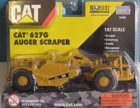 CAT 627G AUGER SCRAPER by NORSCOTT in 1/87 SCALE (NEW CARDED)