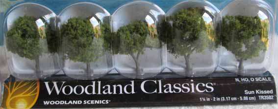 SUN KISSED TREES 11/4"-2" by WOODLAND CLASSICS (ALL SCALES)