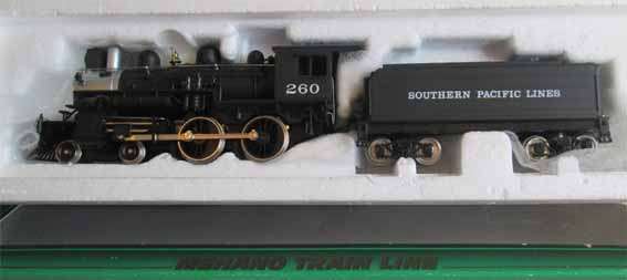 MEHANO STEAM LOCO 4-4-0, SOUTHERN PACIFIC (BOXED)